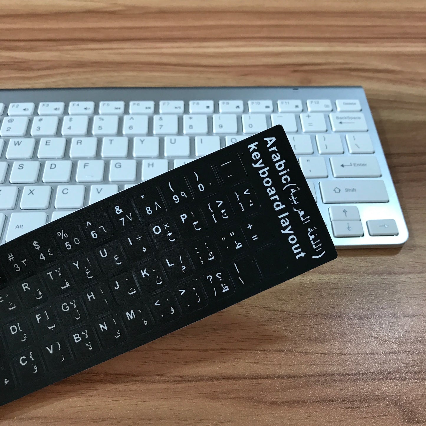 Multilingual Keyboard Stickers – Frosted PVC Language Stickers for English, Spanish, Italian, Korean, French & German Keyboards