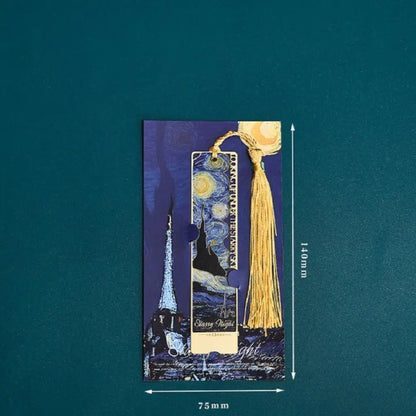 فاصل كتاب معدني مزخرف بالزهور - مشبك صفحات كتاب من النحاس المجوف للطلاب والقراء