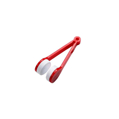 فرشاة تنظيف النظارات المصنوعة من الألياف الدقيقة - منظف عدسات محمول للنظارات والنظارات الشمسية والاستخدام أثناء السفر