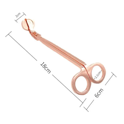 مقص فتائل الشموع المصنوع من الفولاذ المقاوم للصدأ – مقص محمول للعناية بالشموع