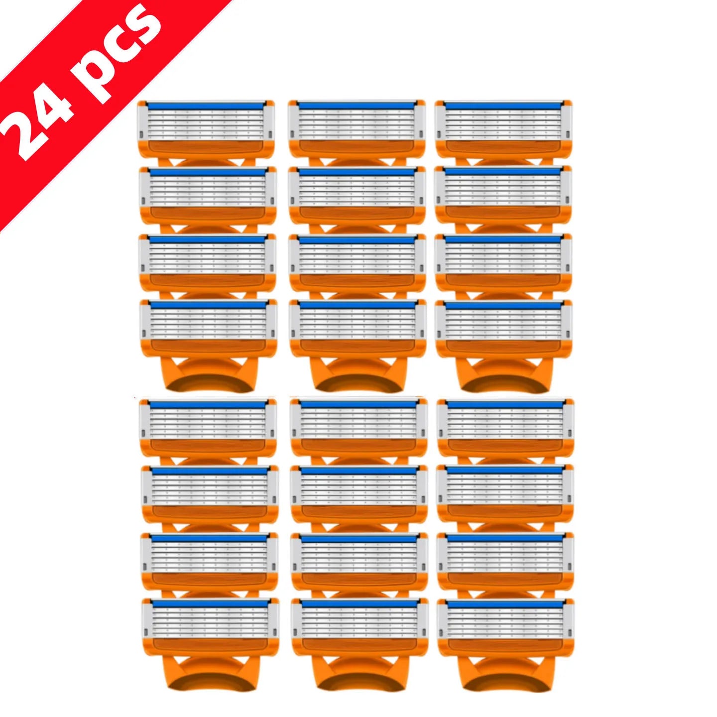 ماكينة حلاقة يدوية للرجال - ماكينة حلاقة لحية قابلة لإعادة التعبئة بشفرات قابلة للاستبدال للعناية بالوجه واللحية