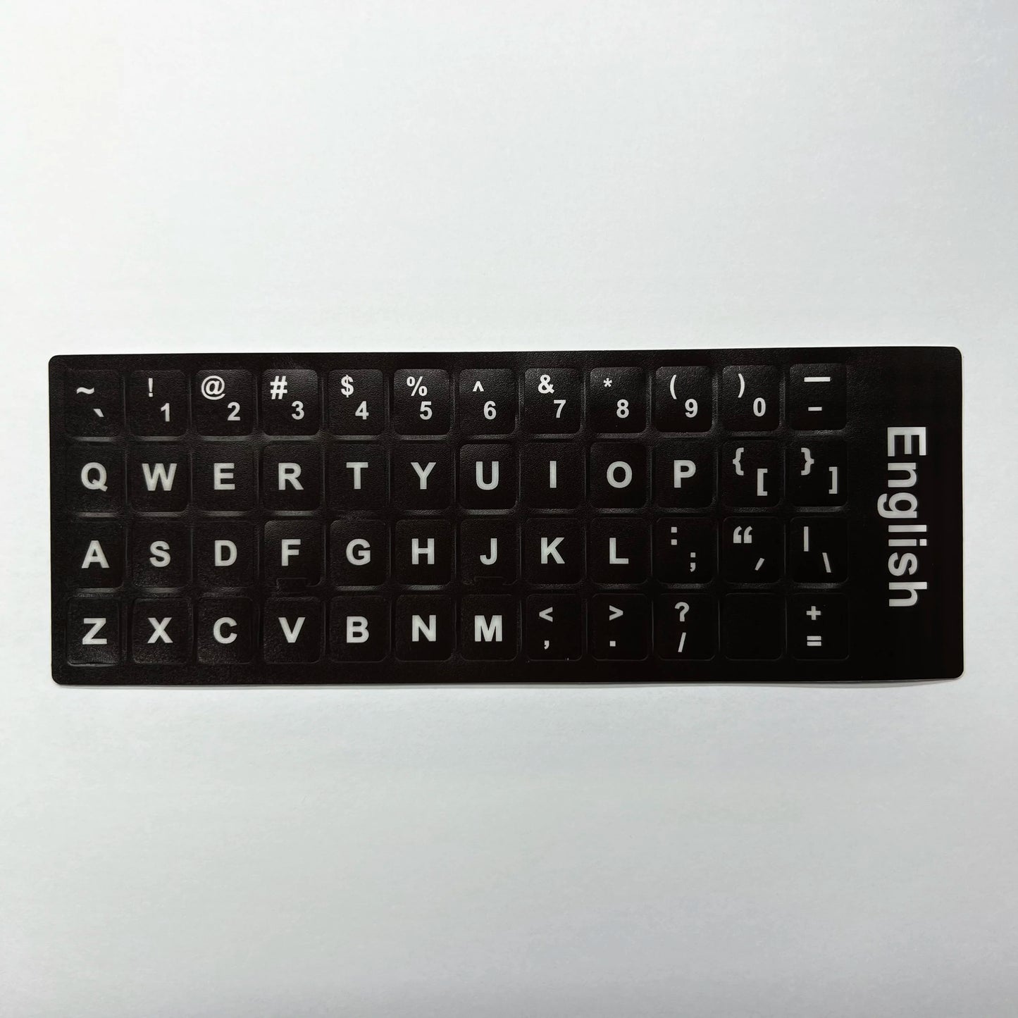 Multilingual Keyboard Stickers – Frosted PVC Language Stickers for English, Spanish, Italian, Korean, French & German Keyboards