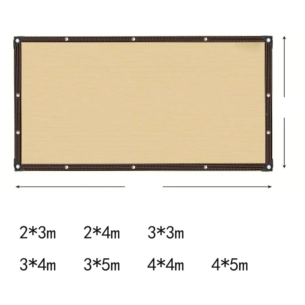 مظلة شمسية مقاومة للماء للحديقة والفناء - مظلة خارجية للحماية من الأشعة فوق البنفسجية للتخييم وحمام السباحة والشرفة والاستخدام في الفناء الخلفي
