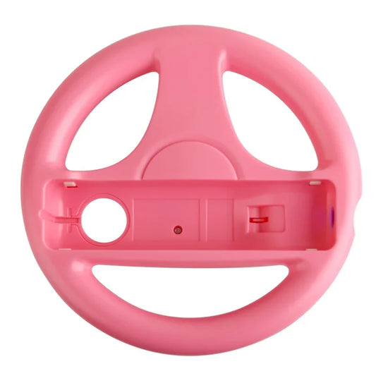 Steering Wheel for Nintendo Wii Remote Controller – Black & White Racing Wheel for Mario Kart and Wii Racing Games