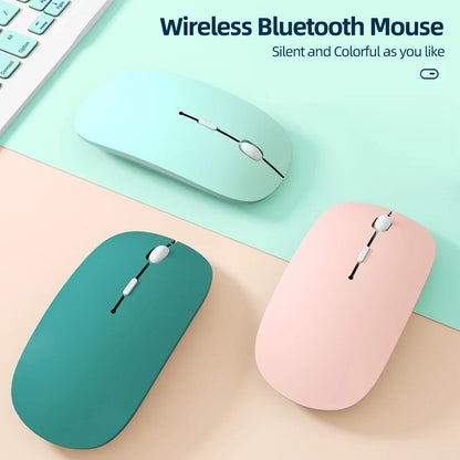 Wireless Bluetooth-Compatible Ergonomic Mouse – Portable Silent Computer Mouse for Laptop, iPad, Tablet & Gaming