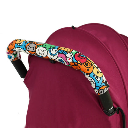 غطاء واقٍ لمساند أذرع عربات الأطفال - أغطية مساند أذرع مزودة بسحاب إغلاق لمقابض الكراسي المتحركة وعربات الأطفال