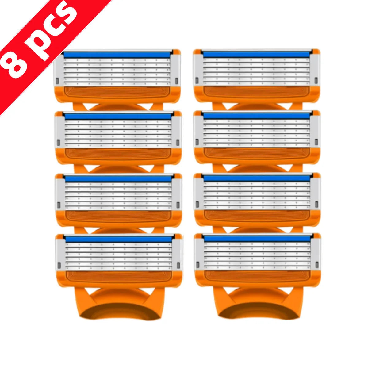 ماكينة حلاقة يدوية للرجال - ماكينة حلاقة لحية قابلة لإعادة التعبئة بشفرات قابلة للاستبدال للعناية بالوجه واللحية