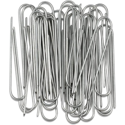 U‑Type Garden Staples – Heavy‑Duty Galvanized Landscape Stakes for Netting & Ground Covers