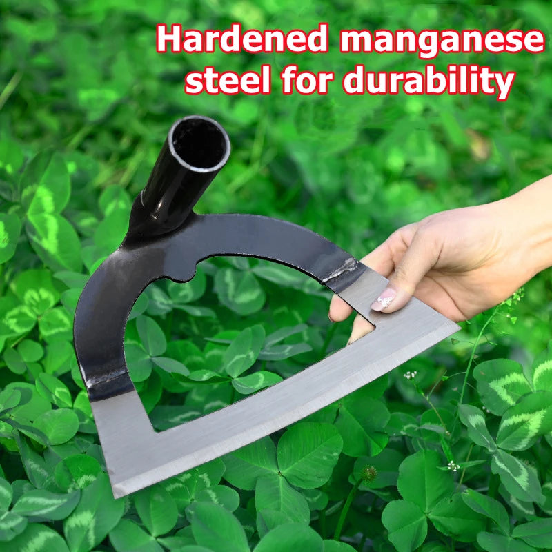 Hollow Steel Weeding Hoe – Labor-Saving Garden Tool for Soil Loosening & Farming