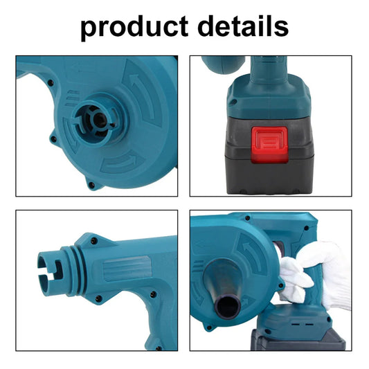 Cordless Electric Air Blower – Dust Collector & Vacuum for Garden, Garage & PC Cleaning (Makita-Compatible)
