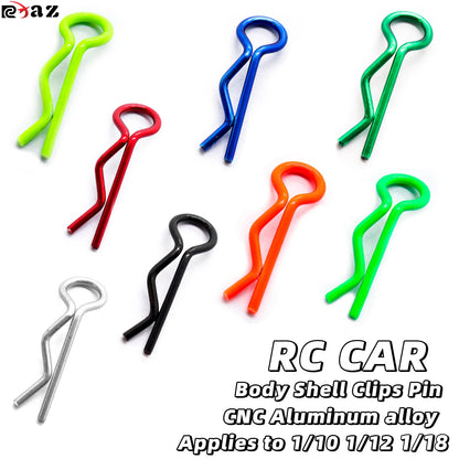 RC Car Body Shell Clips – Aluminum Alloy Pin Buckle for 1/10 1/12 1/16 RC Cars