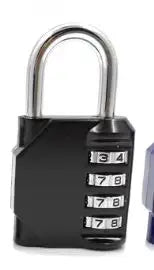 قفل سفر مضاد للسرقة، قفل صغير للحقائب، قابل لإعادة الضبط، قفل برمز سري مكون من 3 أو 4 أرقام، قفل أمتعة