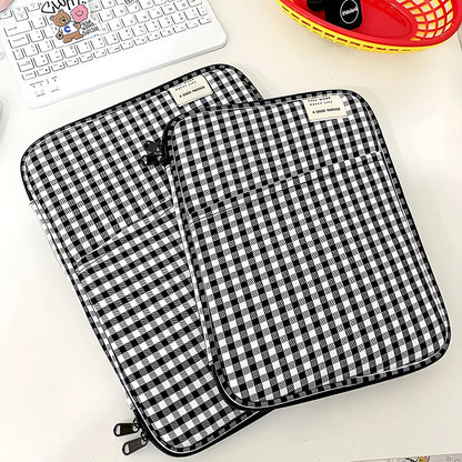 Cute Tablet Sleeve Bag 7.9-12.9 Inch Handbag Case – Shockproof Multi-Pocket Sleeve for iPad Pro, Samsung, Xiaomi