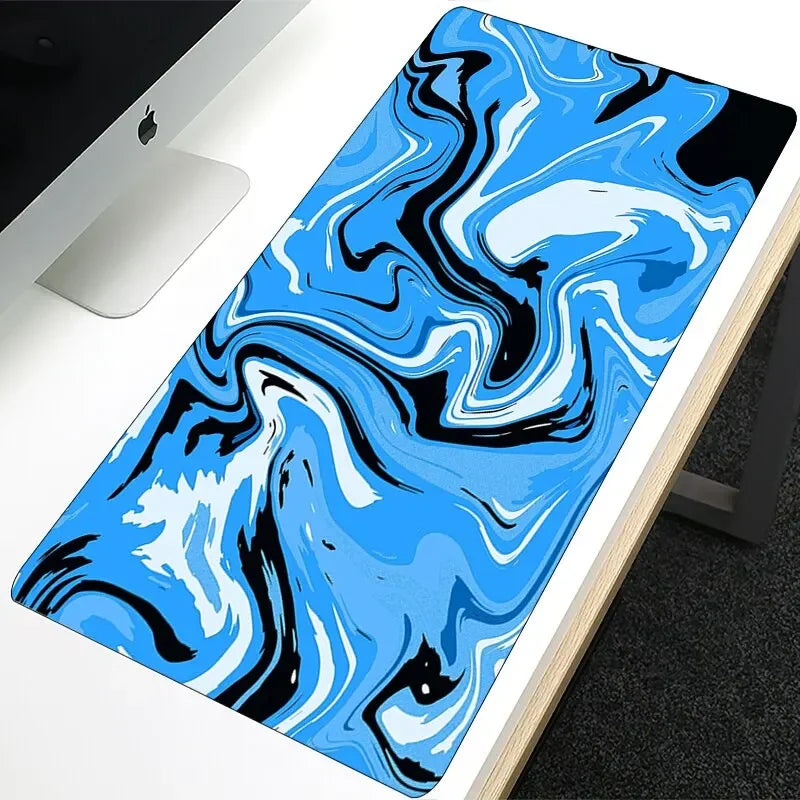 XXL Strata Liquid 900x400mm Large Gaming Mouse Pad – Waterproof Non-Slip Rubber Desk Mat for PC, Laptop & Anime Keyboard