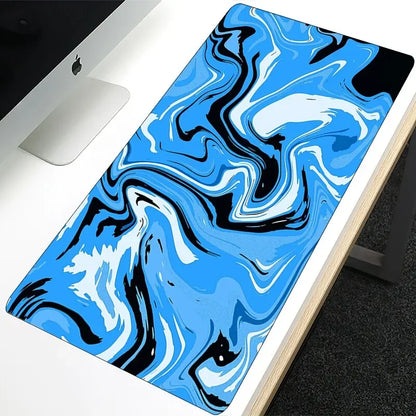 XXL Strata Liquid 900x400mm Large Gaming Mouse Pad – Waterproof Non-Slip Rubber Desk Mat for PC, Laptop & Anime Keyboard