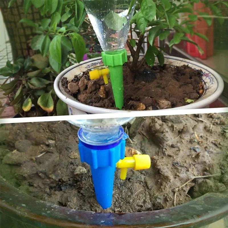 Automatic Drip Irrigation Spike System – Self-Watering Device for Flower Pots, Gardens & Greenhouses