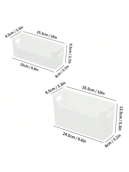 WORTHBUY Multifunctional Plastic Kitchen Storage Box – Punch-Free Wall-Mounted Cabinet Organizer for Kitchen Accessories