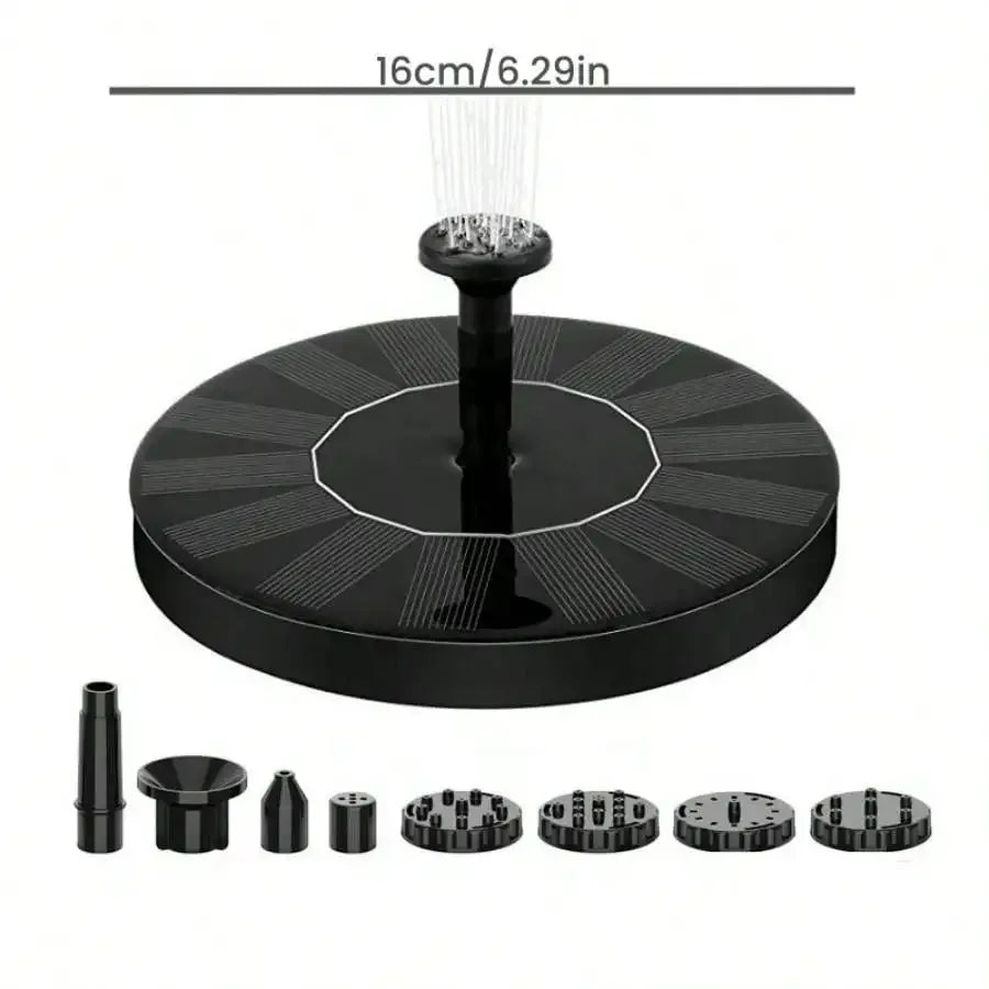 Solar Water Fountain Pool Pond Waterfall Fountain Garden Supplies Decoration Outdoor New Mini Solar Powered Fountain Bird Baths