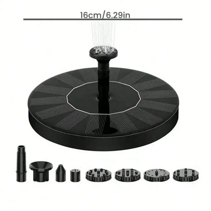 Solar Water Fountain Pool Pond Waterfall Fountain Garden Supplies Decoration Outdoor New Mini Solar Powered Fountain Bird Baths