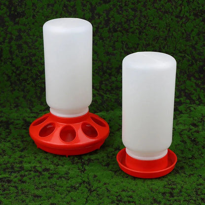 Poultry Feeder & Waterer Bucket – Thickened Automatic Dispenser for Chickens & Birds