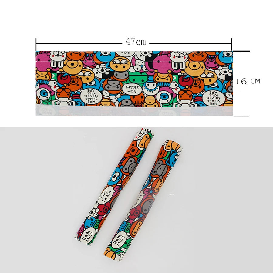 غطاء واقٍ لمساند أذرع عربات الأطفال - أغطية مساند أذرع مزودة بسحاب إغلاق لمقابض الكراسي المتحركة وعربات الأطفال