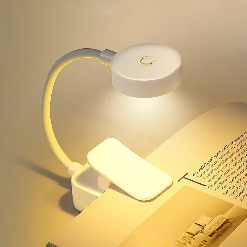 Portable LED Book Lamp – Clip-On Reading Light with 3 Color Modes & Eye Protection for Bedside, Study, Bedroom & Students