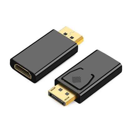 محول متوافق مع منفذ العرض إلى HDMI بدقة 4K، محول صوت وفيديو لشاشة الكمبيوتر من منفذ العرض إلى شاشة تلفزيون عالية الدقة 1080P 