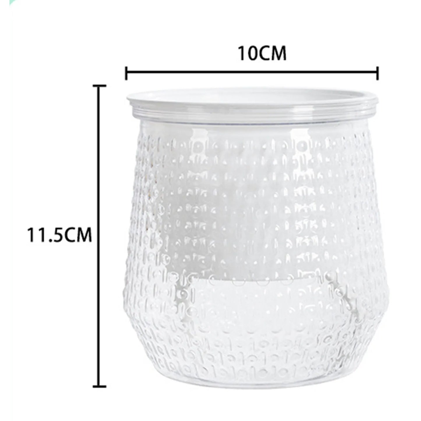 أصيص زهور صغير ذاتي الري، حوض سمك، أصيص نباتات بلاستيكي شفاف، مزهرية ذاتية الري لتزيين المنزل 