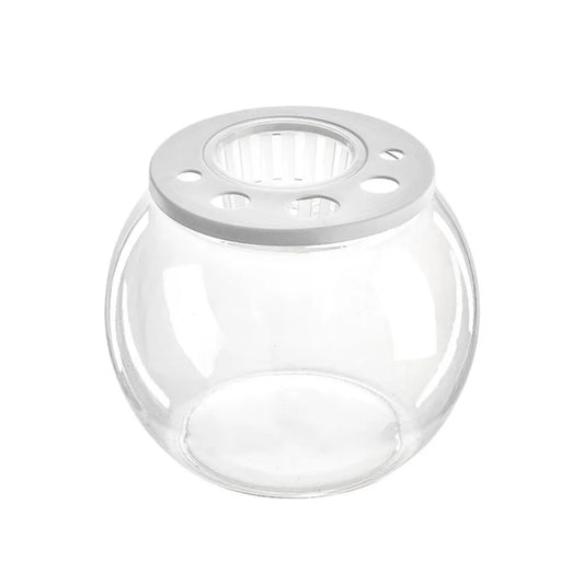 Tortoise Enclosure Transparent Plastic Fish Tank – Small Shatterproof Turtle Terrarium with Lid