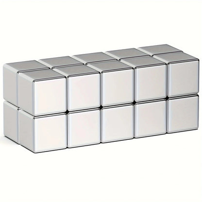 Square Magnets with Great Pull Force – Ideal for Fridge, Garage, Kitchen, Science Projects, Craft, Office & Easter Decor