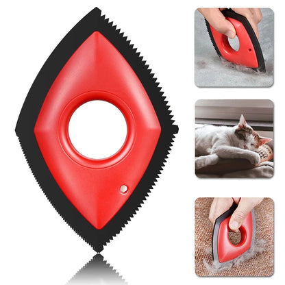 4 Modes Pet Hair Remover Comb Brush – Reusable Dog & Cat Hair Cleaning Tool for Carpets, Sofas & Car Seats
