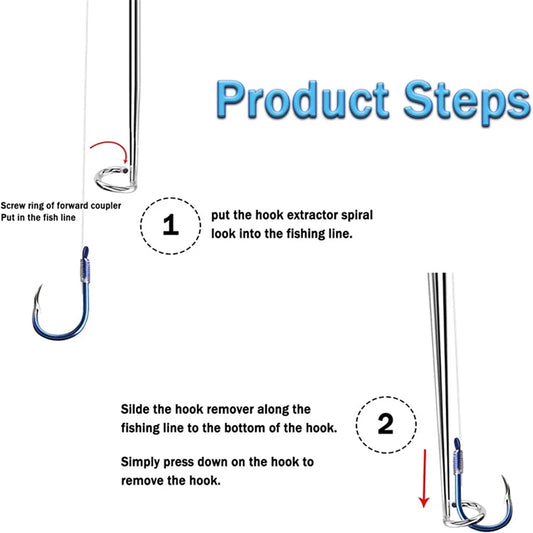 Aluminum Alloy Fishing Hook Remover – Rapid Decoupling Safety Extractor for Outdoor Anglers