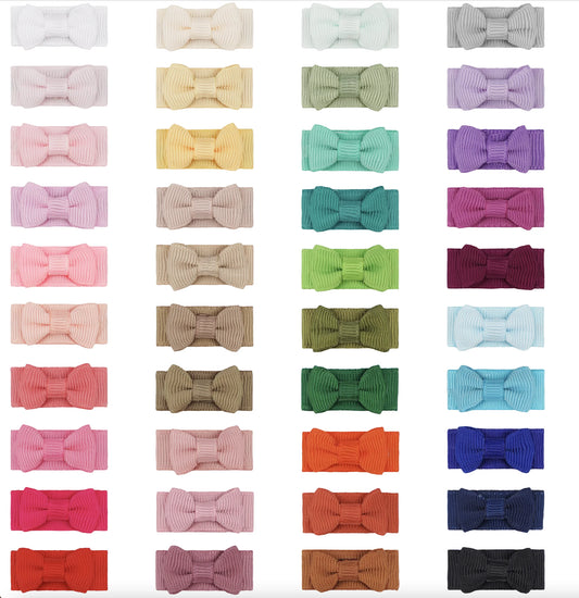 مجموعة مشابك شعر للأطفال مكونة من 20 قطعة - دبابيس شعر ناعمة من الزغب لحديثي الولادة، إكسسوارات شعر أميرات آمنة للفتيات