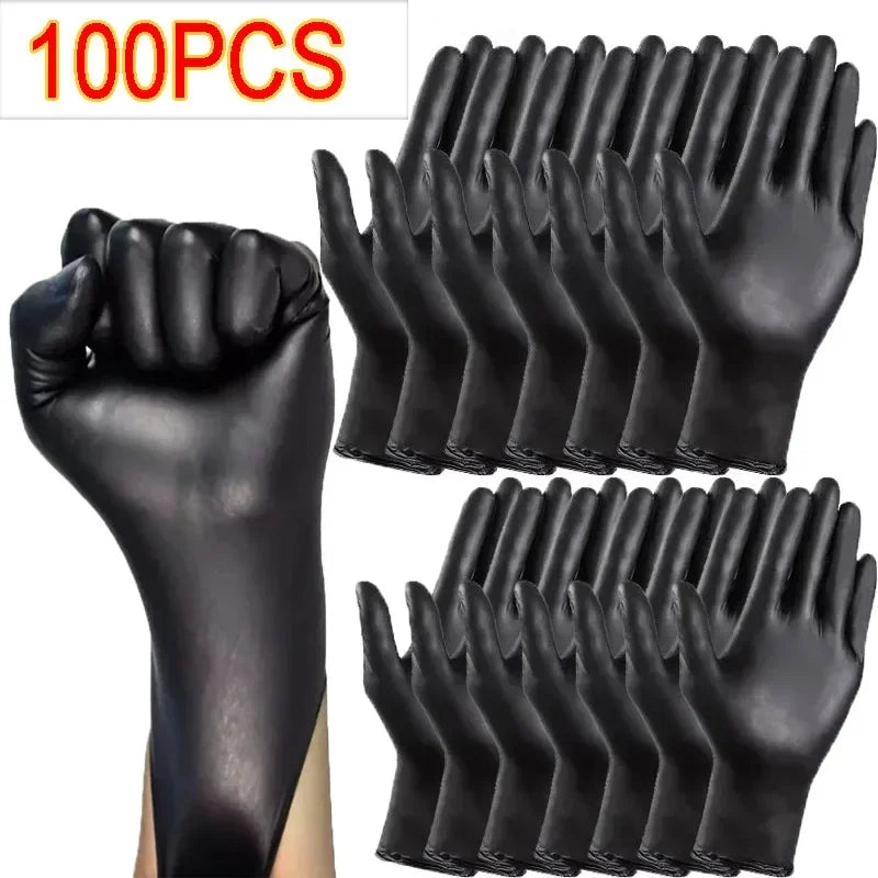 Gloves Black Washing Xl Tableware Disposible Latex Free PVC Gloves Housework Car Industry Gardening Pet Care Cooking Tools