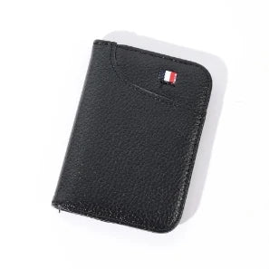 Slim PU Leather Mini Credit Card Wallet – Ultra-Thin Men's Small Card Holder Purse