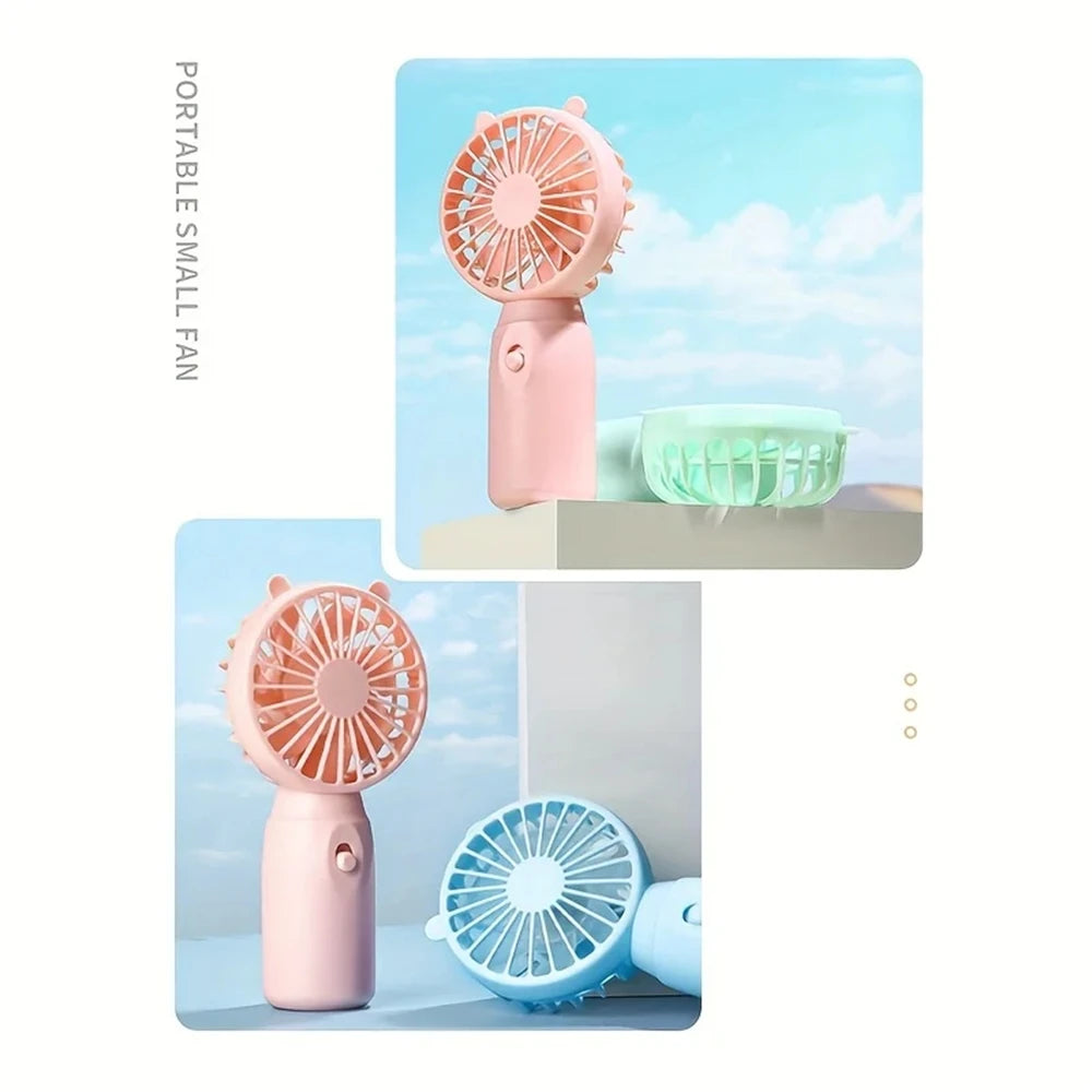 USB Handheld Cooling Fan – Mini Portable Silent Fan for Outdoor, Office, Dorm & Travel