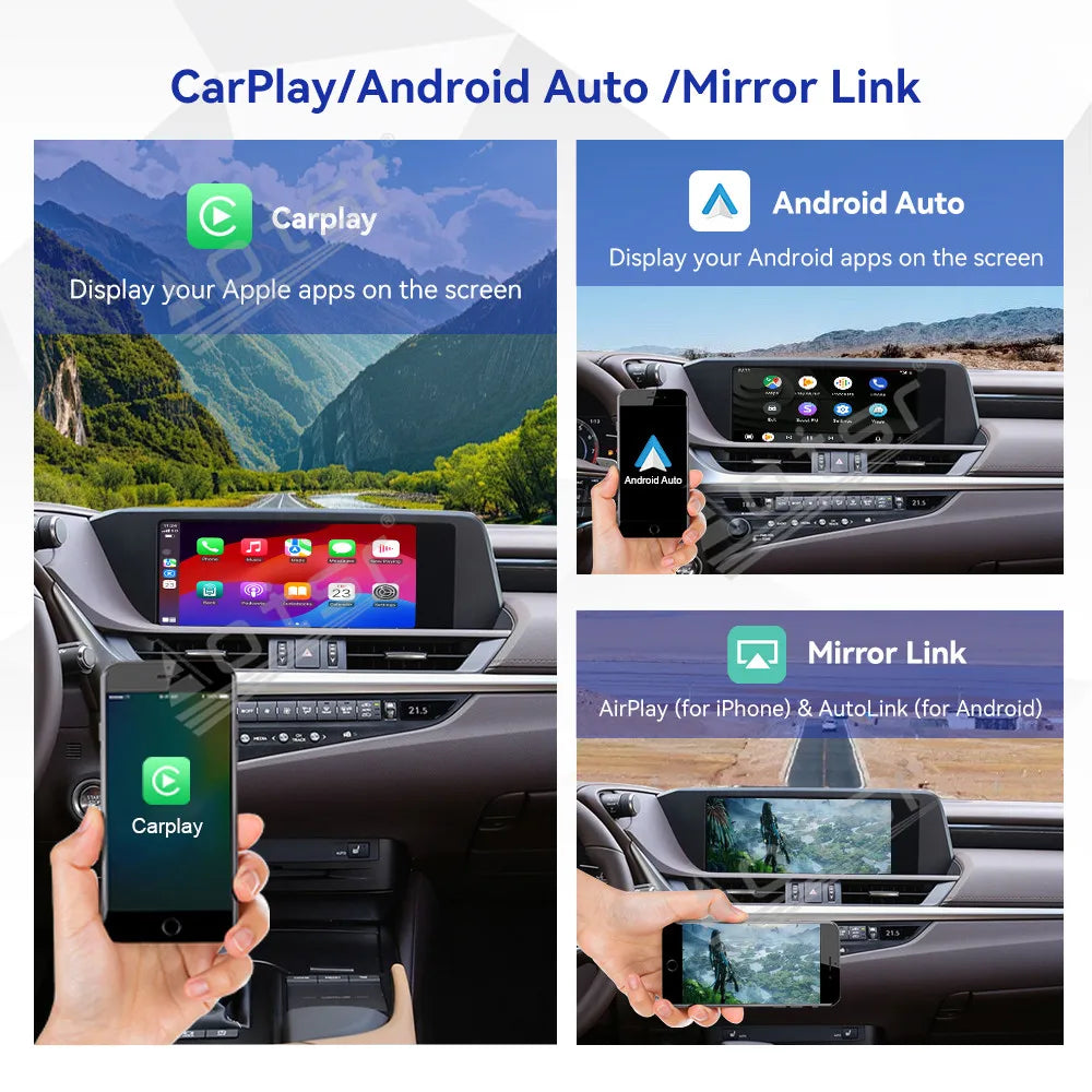 Wireless Carplay Decoder Box For Lexus ES 2014-2020 Android Auto Airplay HD Mirror Link car Accessories