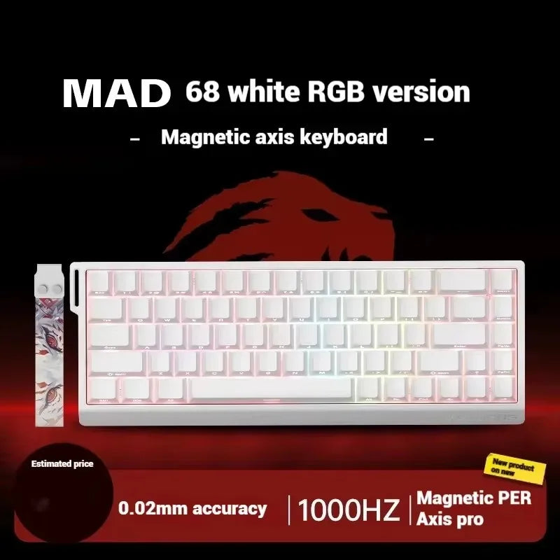 Madcatz Mad60/Mad68 HE Gaming Keyboard – 8K Magnetic Switch 60%/68% RGB Mechanical Keyboard with Rapid Trigger