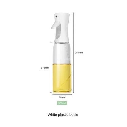 Black Transparent Oil Spray Bottle – Kitchen Olive Oil Dispenser for Cooking, Baking & Barbecue