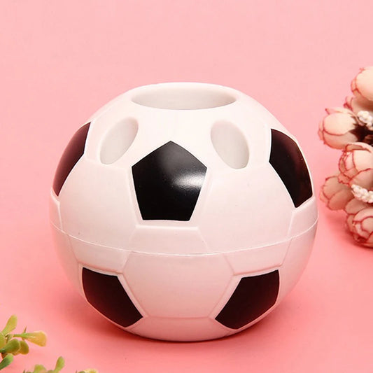 Soccer Ball Pen Holder – Football-Shaped Desktop Organizer for Kids & Students