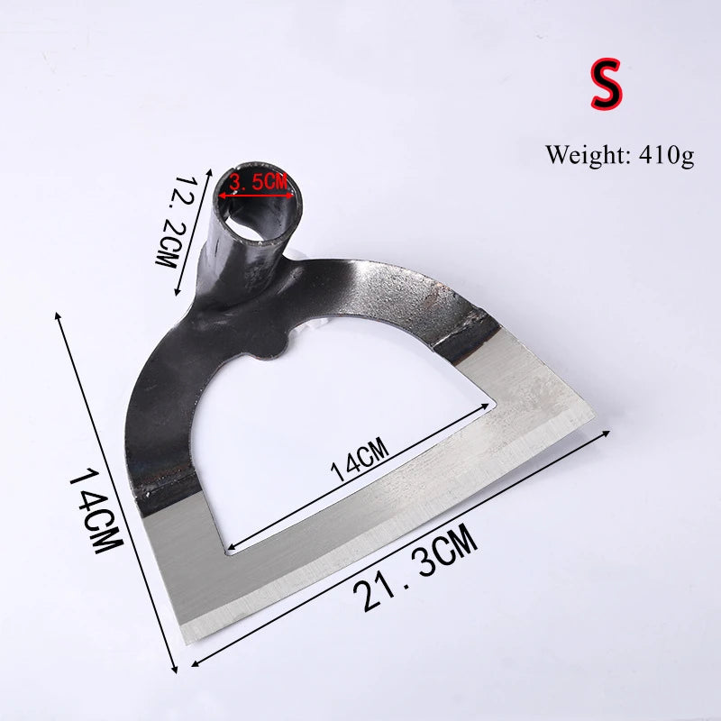 Hollow Steel Weeding Hoe – Labor-Saving Garden Tool for Soil Loosening & Farming