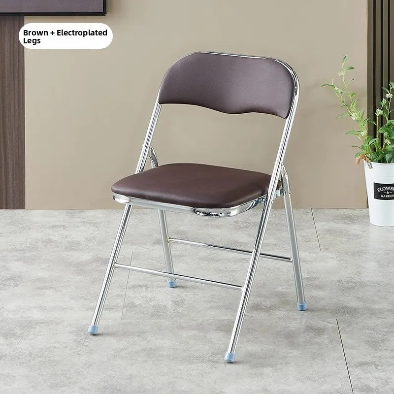 Portable Folding Chair – Simple Training Chair for Office, Dining, or Outdoor Use