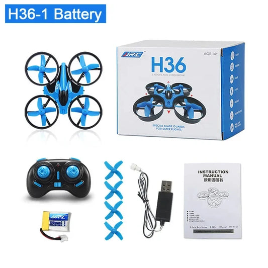 H36 Mini Drone – 6-Axis FPV RC Quadcopter with Headless Mode, 360° Flips & One-Key Return – Kids’ Remote Control Helicopter Toy