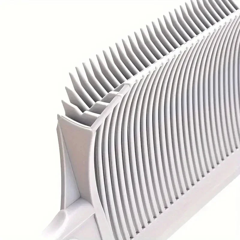 مشط تدرج الشعر للرجال - مشط حلاق احترافي ذو رأس مسطح لدمج الشعر وتدريجه وقص الشعر المتدرج 