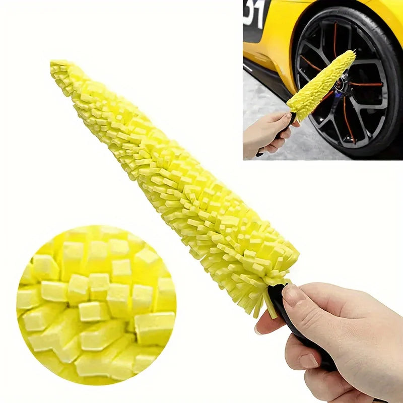 Car Gap Cleaning Wheel Brush – Nano Sponge Tire Beauty Tool for 4S Store and Auto Detailing