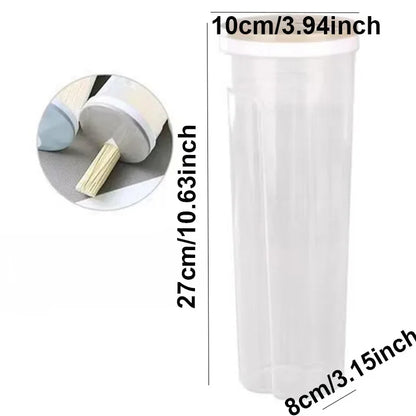 Noodles Sealed Storage Can – Food-Grade Plastic Container for Kitchen Organization & Portion Control