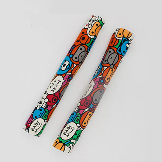 Pram Stroller Armrest Protective Case – Zipper Closure Armrest Covers for Wheelchair & Stroller Handles