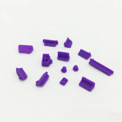 16Pcs Universal Anti-Dust Silicone Notebook Port Plug – Elastic USB & Laptop Port Protectors