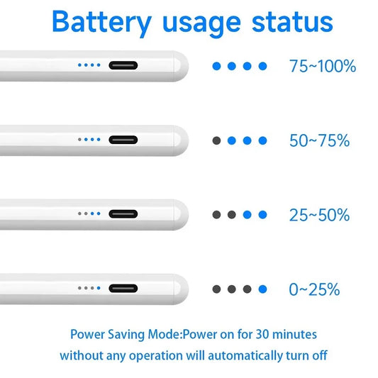 For Apple Pencil 2 1 Palm Rejection Power Display iPad Accessories iPad 2022 2021 2020 2019 2018 Pro 11 12.9 Air Mini Stylus Pe