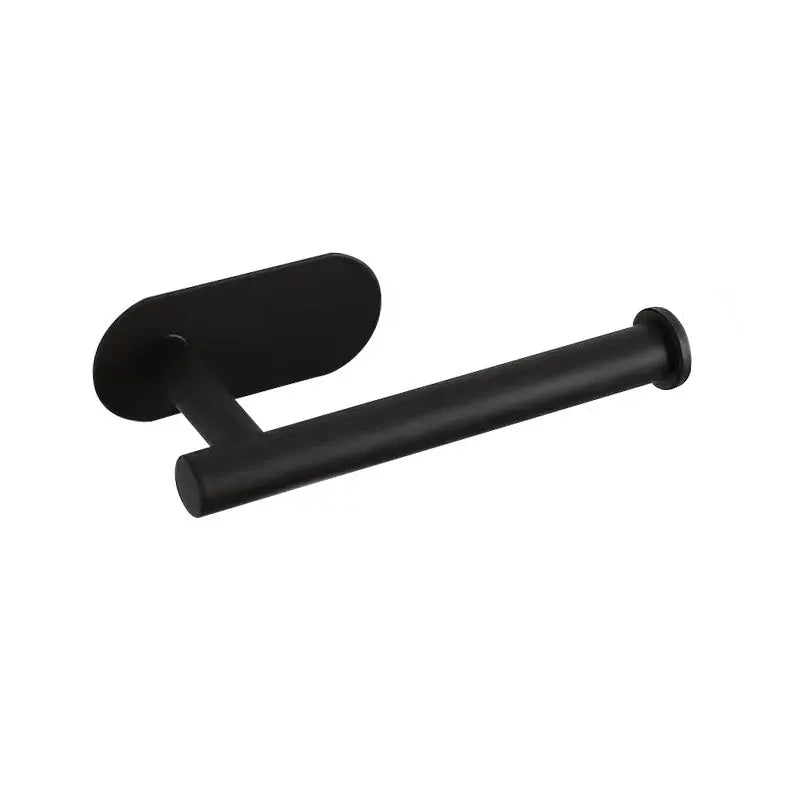 حامل مناشف ورقية من الفولاذ المقاوم للصدأ - موزع مناديل ورقية ذاتي اللصق أو يُثبّت بالمثقاب أسفل الخزانة